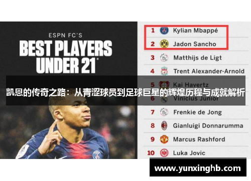 凯恩的传奇之路：从青涩球员到足球巨星的辉煌历程与成就解析